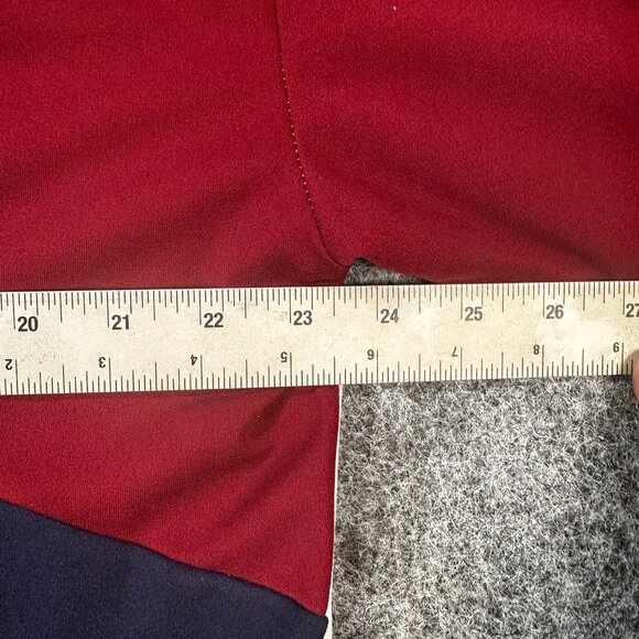 SHEIN Womens Pullover Top 1X Colorblock Stretch Crew Neck Long Sleeve Fit - Picture 9 of 13